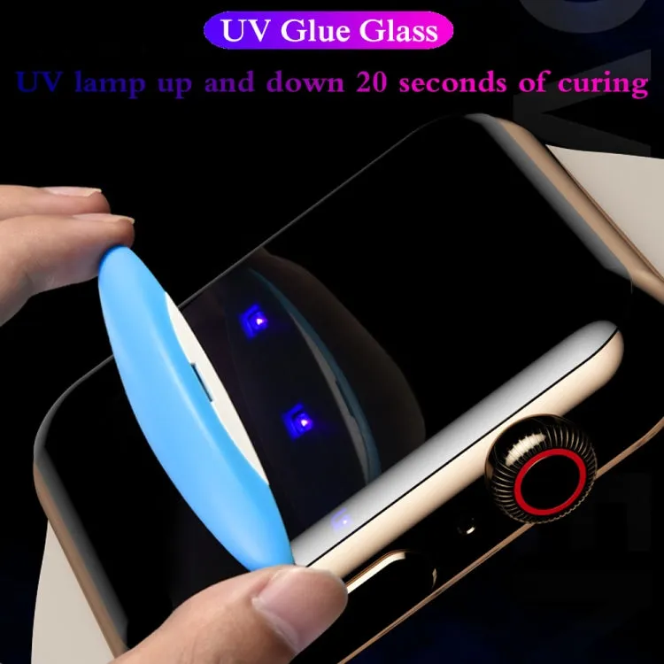 UV Liquid Curved Full Glue Full Screen Tempered Glass for Apple Watch Series 42mm