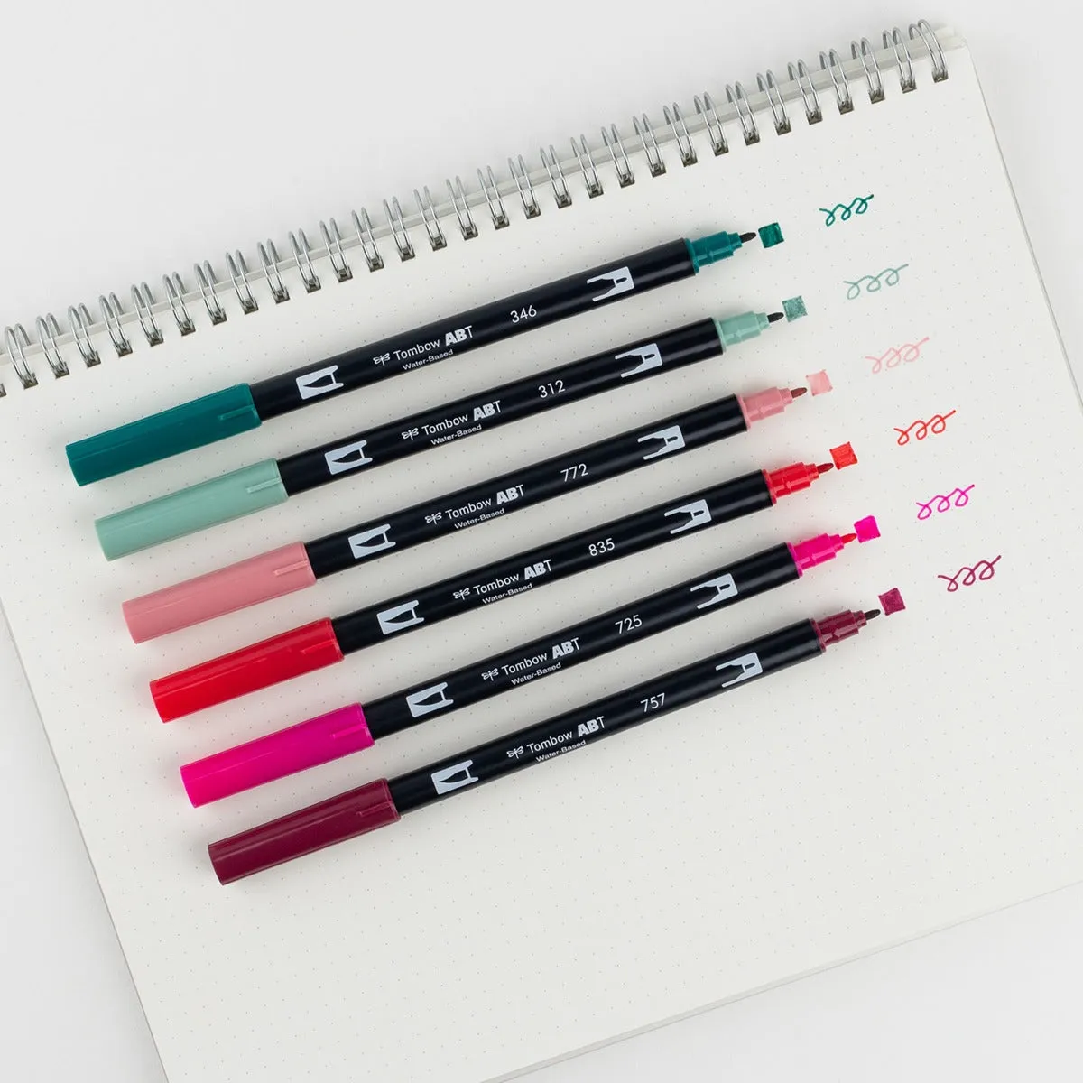 Very Berry 6-Pack - Dual Brush Pens