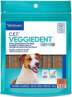 Virbac C.E.T. VeggieDent FR3SH Tartar Control Dog Chews