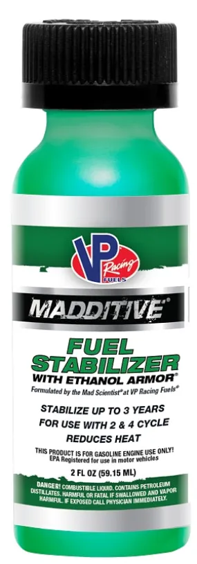 VP Racing 2812 Fuel Stabilizer with Ethanol Armor, 2 oz :EA: QUANTITY: 12