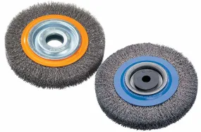 Walter 13B070 7" x 7/8" Bench Wheel Brush with Crimped Wires