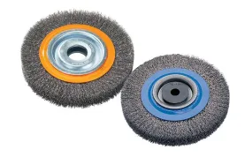 Walter 13B082 8" x 1/2" Bench Wheel Brush with Crimped Wires (1 Wheel)