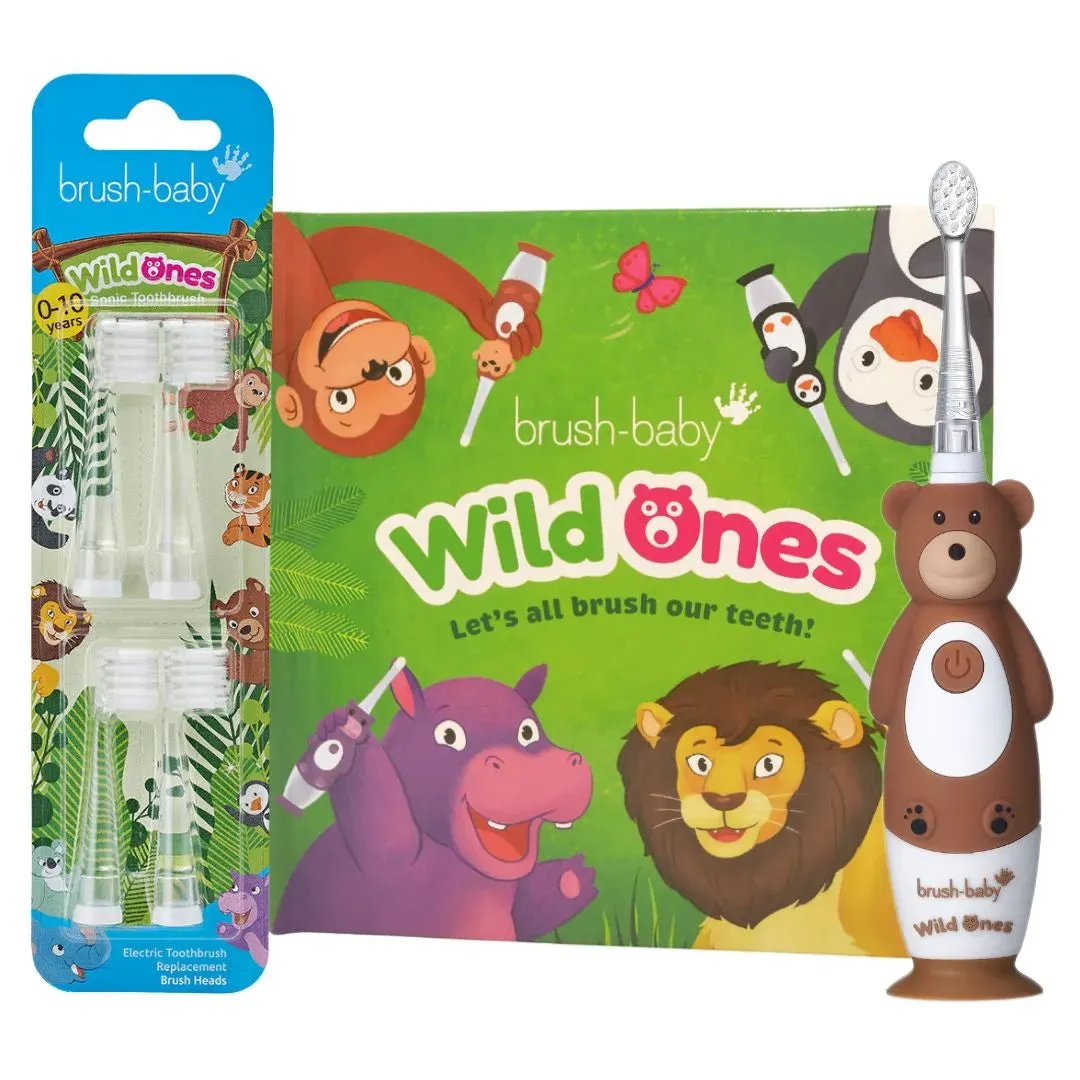 WildOnes™ Bear Kids Rechargeable Toothbrush Gift Set