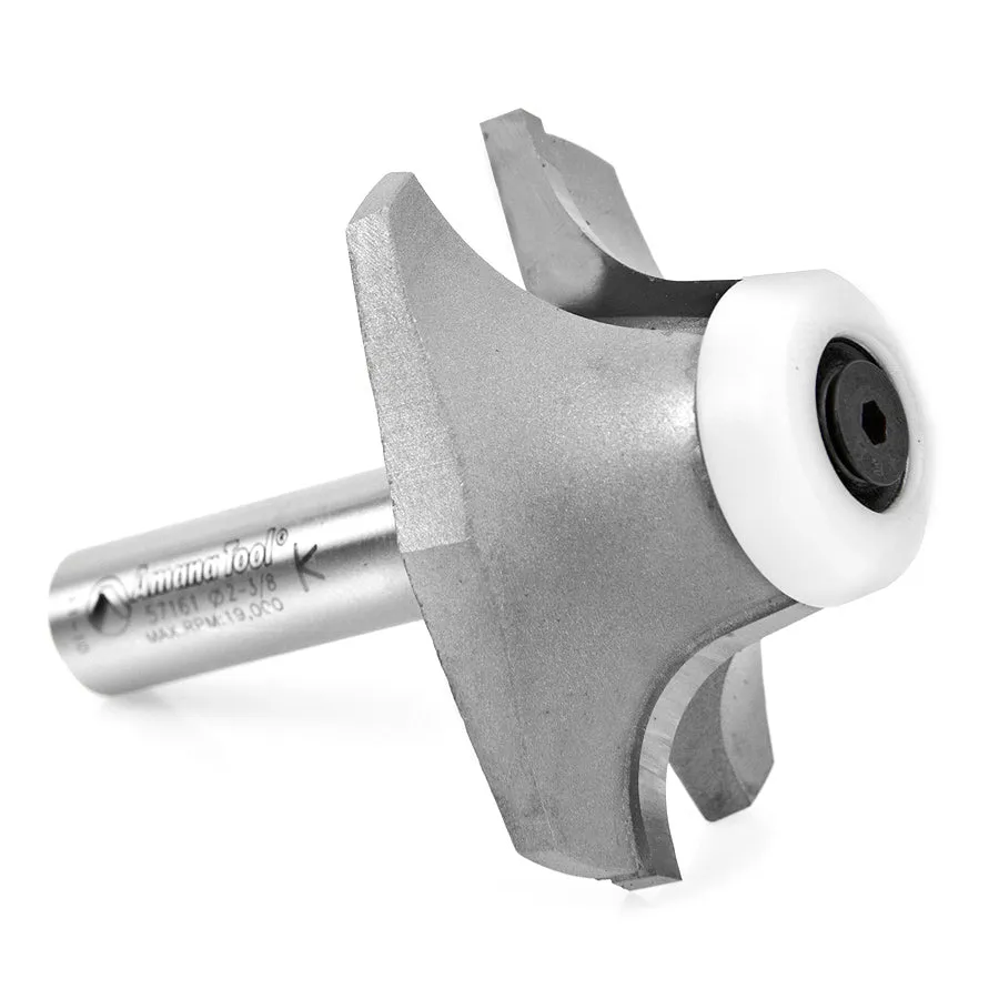 Wilsonart Bowl Roundover Router Bit | 12°x 2 3⁄8 Dia x 7⁄8 x 1⁄2" Shank | 57161 | 738685571613