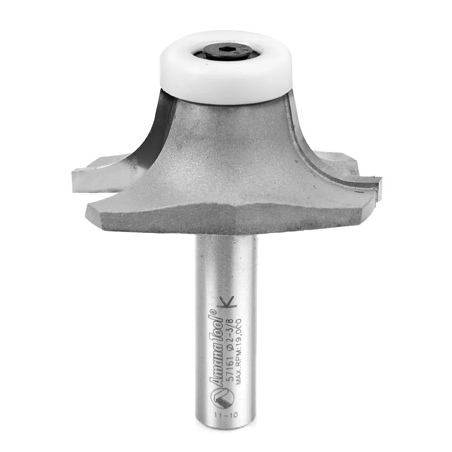 Wilsonart Bowl Roundover Router Bit | 12°x 2 3⁄8 Dia x 7⁄8 x 1⁄2" Shank | 57161 | 738685571613