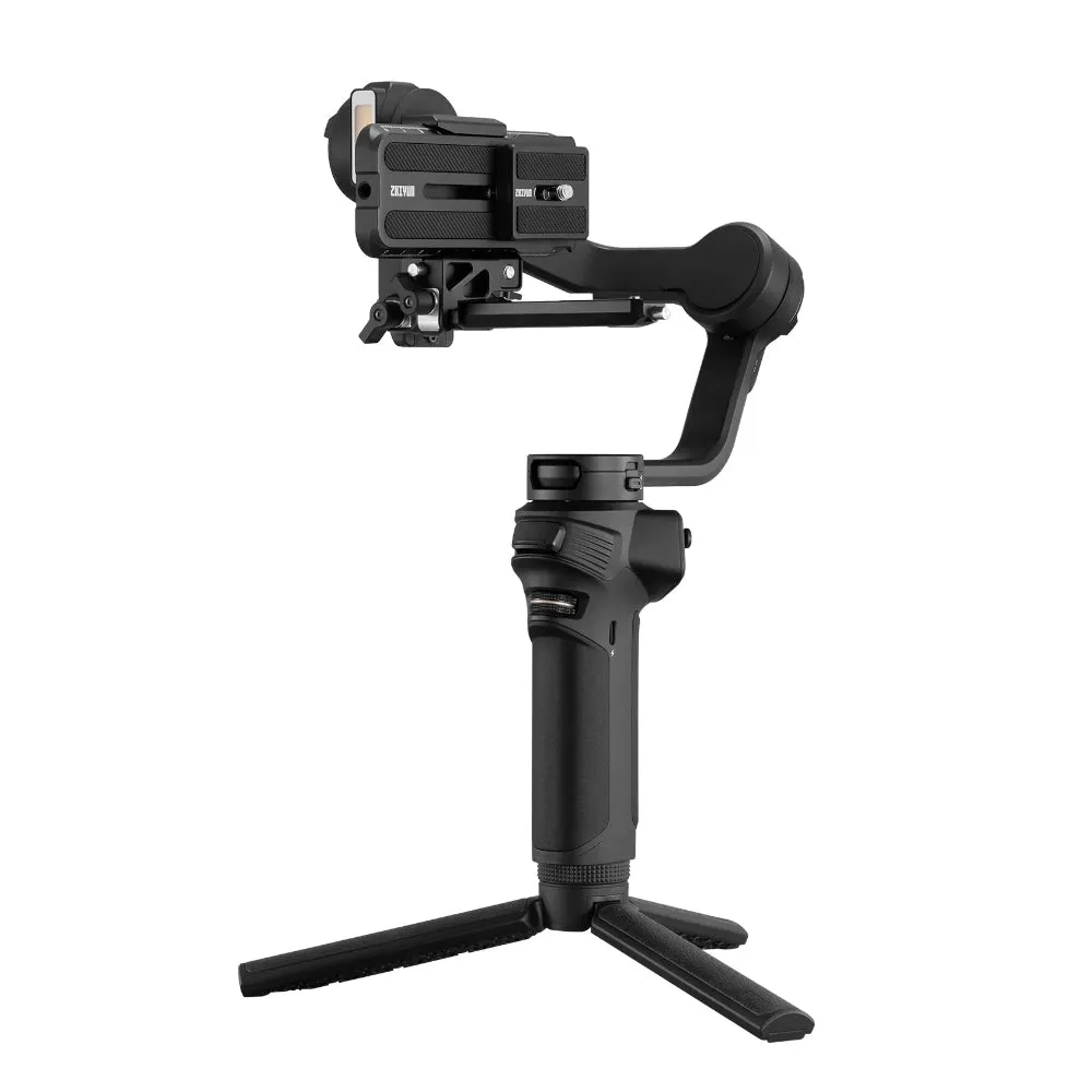 Zhiyun Weebill 3S Camera 3-Axis Handheld Gimbal Stabilizer with Tripod, Built-In Bi-Color LED Fill Light, 11.5 Hours Battery Life, Bluetooth Shutter Control, Quick-Release Module Mount for Landscape & Portrait Shots